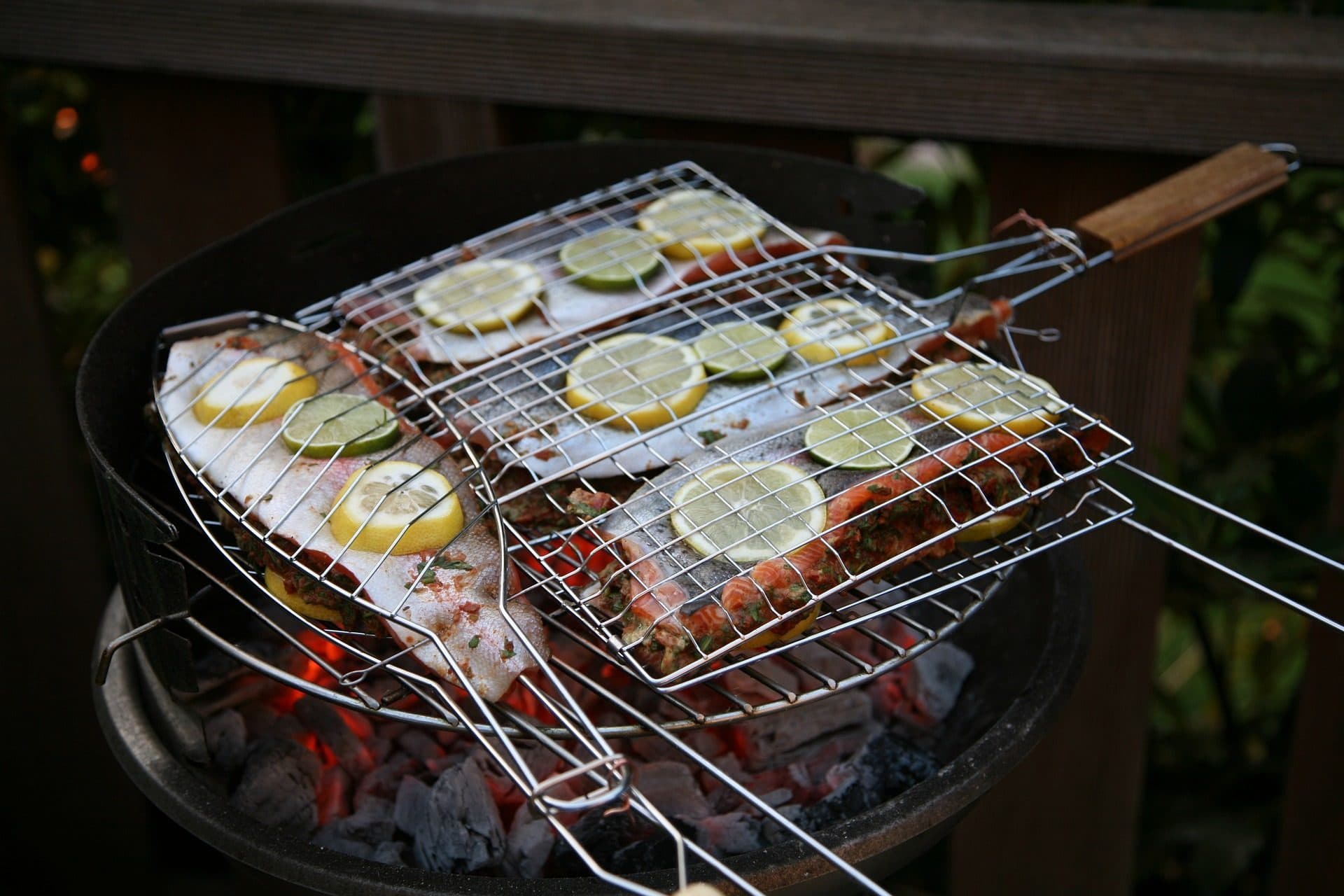 Frischer Fisch vom Grill